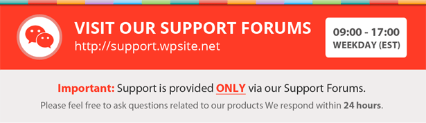 WPsite Product Support Forum