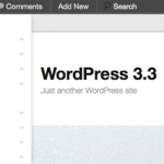 new admin bar in wordpress 3.3