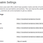 permalink settings in wordpress 3.3