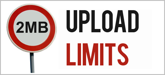 Upload limit