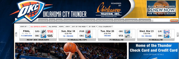 SPORT19 basketball web design ideas