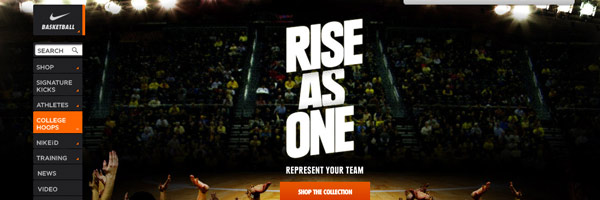 SPORT7 sport industry web design inspiration nike