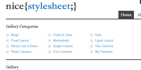 stylesheet