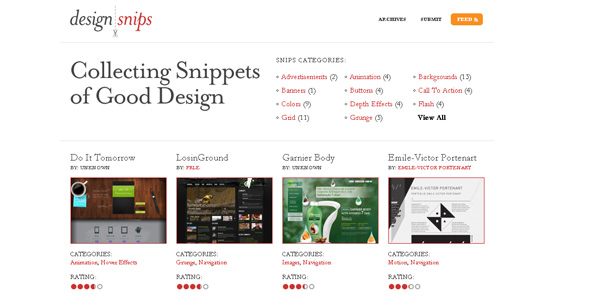 design snipets