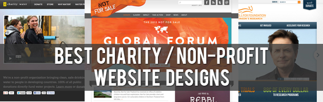 best charity website designs