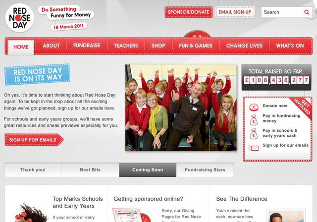 best charity website designs