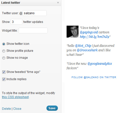 latest-tweets-wordpress-sidebar