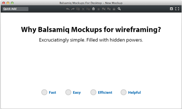 Balsamiq Mockups