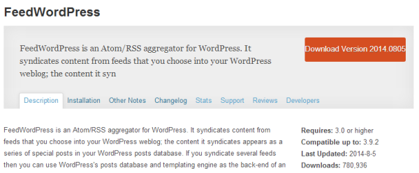 FeedWordPress Plugin - FeedWordPress Plugin