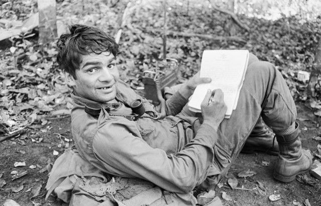 Soldier Writing -