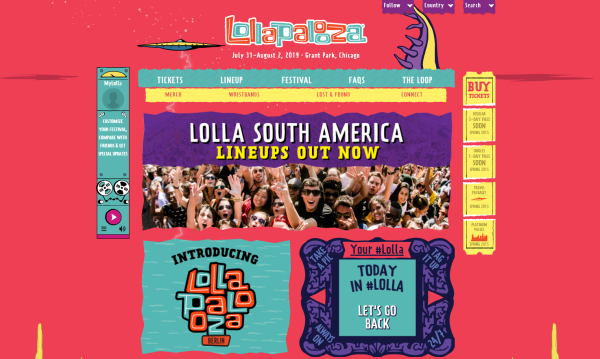 Lollapalooza - 10 Surprising Companies that Run WordPress Sites