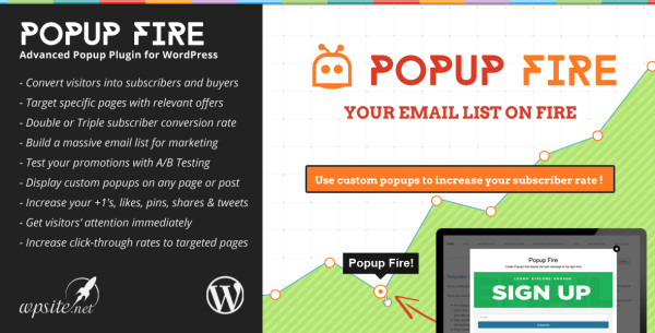 Popup Fire WordPress Plugin